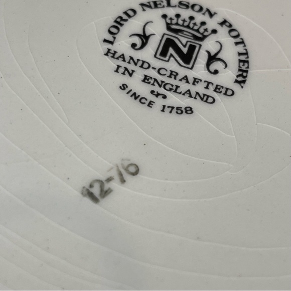 Vintage LORD NELSON POTTERY England CHILD's ALPHABET BOWL AND PLATE - Picture 8 of 16